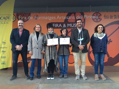 Guanyadors dels premis especials del Concurs de Formatges Artesans del Pirineu