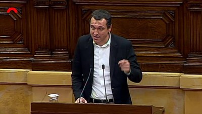 Òscar Ordeig, al Parlament
