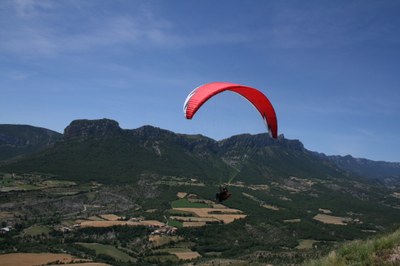 Parapent a Organyà