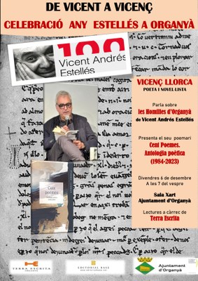Commemoració de l'Any Estellés a Organyà