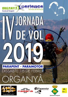 IV Jornada de Vol de parapent i paramotor a Organyà