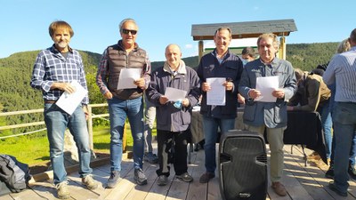 Presentació, a Rubió, de la creació de la plataforma País Rural (Foto: CC Pallars Sobirà)