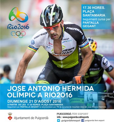 Seguiment a Puigcerdà de la cursa de José Antonio Hermida