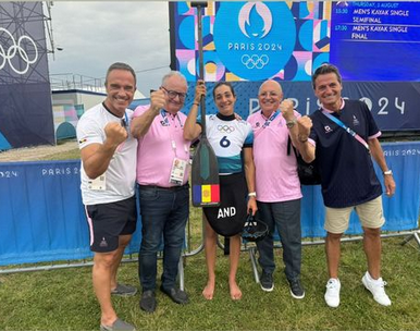 Mònica Doria celebra l'obtenció del diploma olímpic als Jocs de París 2024 (COA)