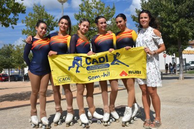 Patinadores de la Seu al Campionat Federació de Patinatge Artístic (Foto: CHPA Cadí)