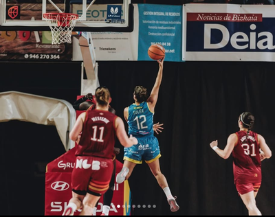 Imatge del partit entre el Cadí La Seu i el Gernika (Foto: Lointek Gernika Bizkaia)
