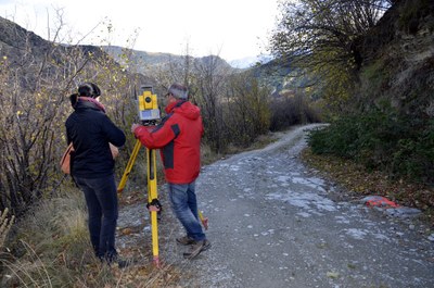 Inici dels treballs a la carretera de Baiasca (Foto: ACN)