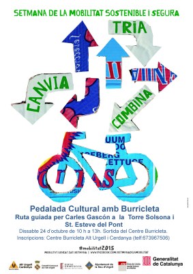 Pedalada cultural amb burricleta