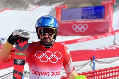 Quim Salarich, als Jocs Olímpics de Pequín 2022 (Foto: RFEDI)