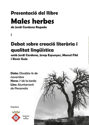 Presentació del llibre 'Males herbes'