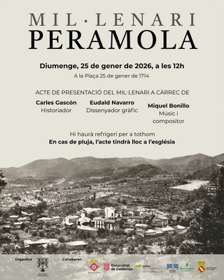 Presentació del Mil·lenari de Peramola