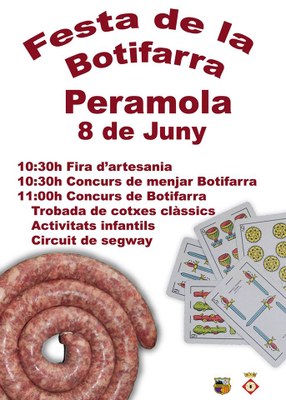 Festa de la Botifarra de Peramola - Cartell