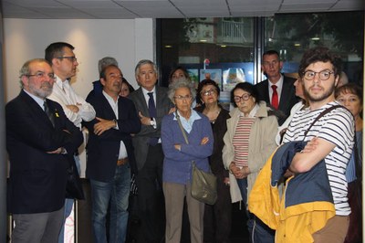 Presentació de l'exposició 'Perseguits i salvats' a Tolosa de Llenguadoc (Foto: ACN)