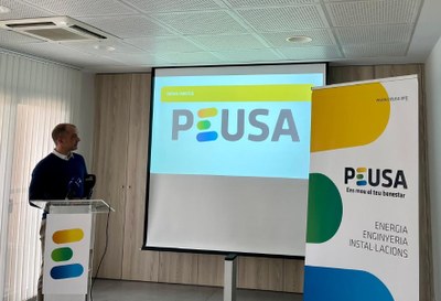 Marcel Dorna ha presentat la nova imatge de Peusa (Foto: Peusa)
