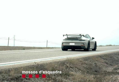 Denunciat penalment un conductor andorrà per circular a 191 km/h (Mossos d'Esquadra)