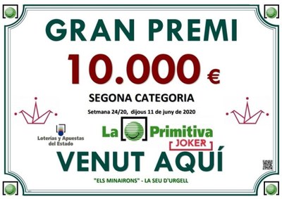 Premi del Joker de la Primitiva