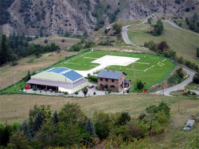 Heliport de Tírvia (Foto: Consell Comarcal del Pallars Sobirà)