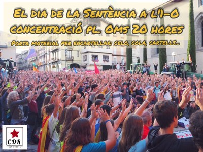 Convocatòria de concentració a la Seu