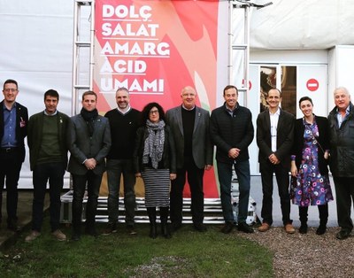 Representants de la Seu d'Urgell a la Fira Orígens d'Olot