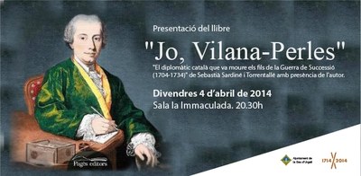 Sebastià Sardiné - Cartell presentació llibre