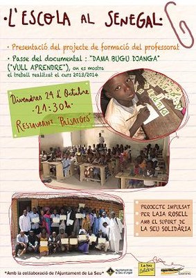 L'escola al Senegal - cartell