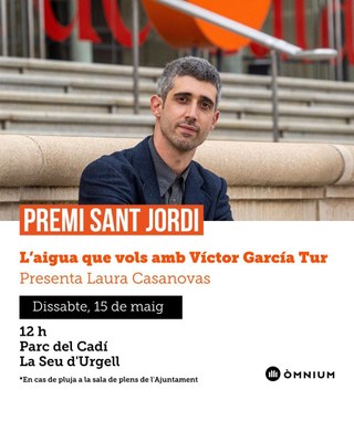Presentació a la Seu del llibre 'L'aigua que vols', de Víctor García Tur