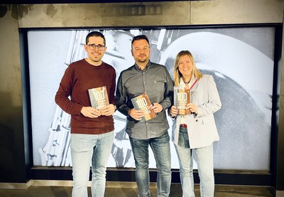 Oliver Vergés, Arnau Colominas i Maria Cucurull (Foto: Anem Editors)