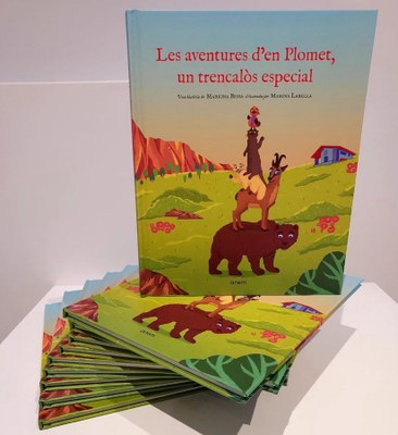 Portada del llibre "Les aventures d'en Plomet", de Mariona Bessa