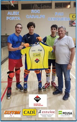 Aleix Porta, Roc Caralps i Pau Cerqueda continuen al CHPA Cadí