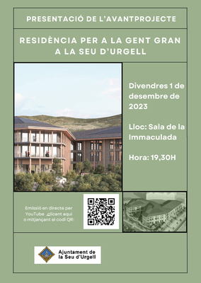 Presentació de l'avantprojecte de residència per a gent gran a la Seu d'Urgell