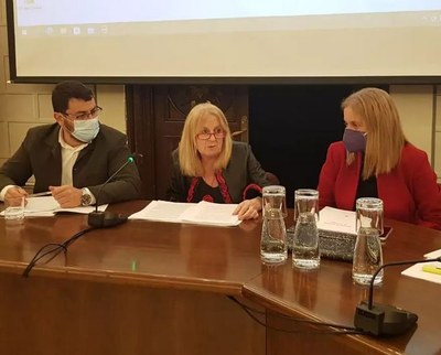 Presentació de la memòria de la síndica municipal de Greuges, Anna Martí (Foto: Ajuntament de la Seu)