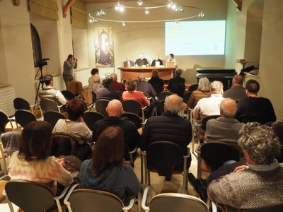 Presentació a la Seu d'Urgell del llibre 'Lletres que parlen', sobre els orígens de la llengua catalana