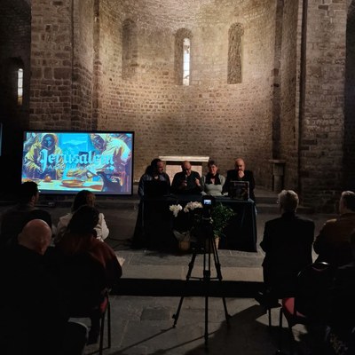 Presentació a la Seu d'Urgell de 'Ierusalem Anno Domini' (Foto: Devir)