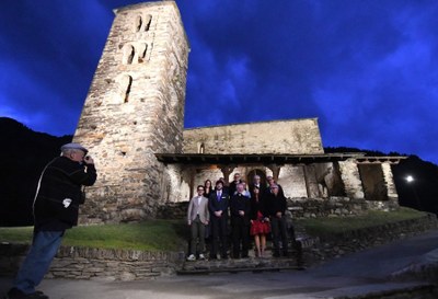 Presentats els treballs de restauració de l’església de Sant Joan de Caselles (Foto: Govern d'Andorra)