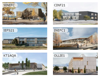Propostes finalistes per al projecte d'edifici d'INEFC-Pirineus a la Seu d'Urgell