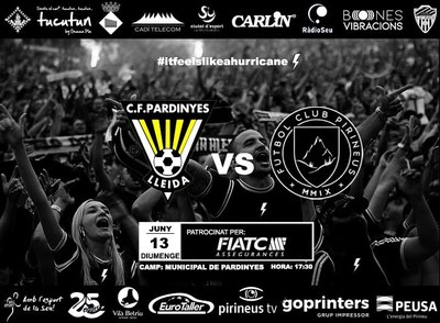 Partit amistós de l'FC Pirineus al camp del Pardinyes