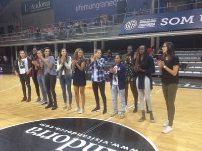 Reconeixement al Cadí La Seu en la final de la Lliga Catalana ACB
