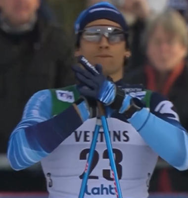 Jaume Pueyo, a la prova d'esprint de Copa del Món a Lahti (Imatge: FIS Cross Country)