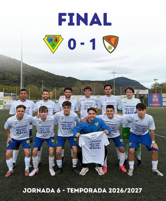 Missatge de suport a Sergi Raya abans del partit de La Seu FC contra la Fundació Terrassa FC 1906 (@laseufc)