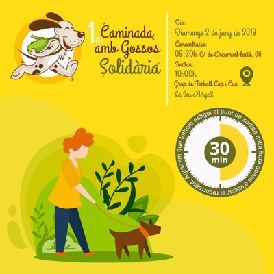 Primera Caminada Solidària amb Gossos a la Seu