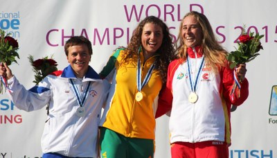 Núria Vilarrubla, medalla de bronze en C1 als Mundials 2015