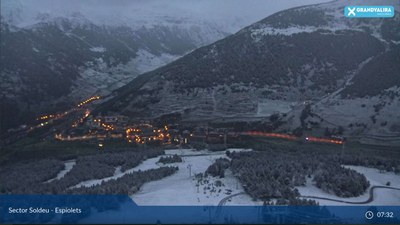 Soldeu, aquest divendres al matí (Imatge: Grandvalira)