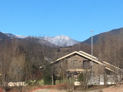 El pic de Carroi des de la Seu, aquest matí