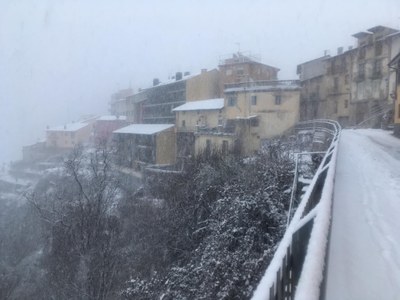 Nevada a Castellciutat, aquest matí (23.01.2019)