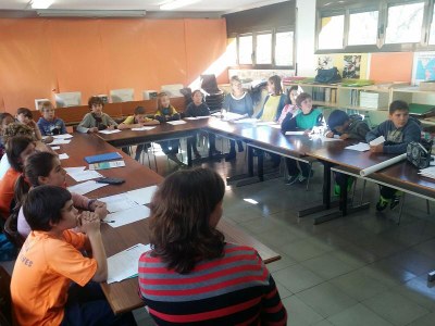 Reunió de treball del Consell Municipal d'Infants 2015-2016 (Foto: Ajuntament de la Seu)