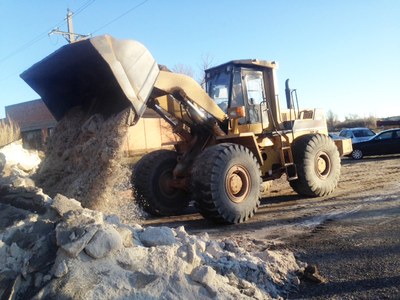 Màquina per transportar potassa (Foto: Diputació de Lleida)
