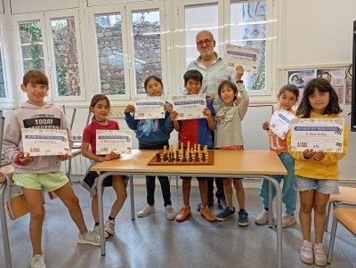 Projecte 'Escacs a l'escola', al centre educatiu Pau Claris de la Seu d'Urgell (Foto: Escacs Club La Seu)