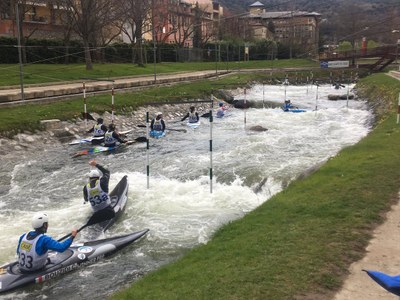 Entrenaments al Parc Olímpic del Segre