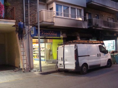 Carrer Regència d'Urgell - Reparació telefonia