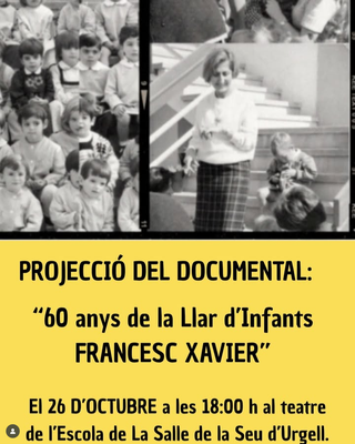 Documental sobre el 60è aniversari de la Llar d'Infants Francesc Xavier